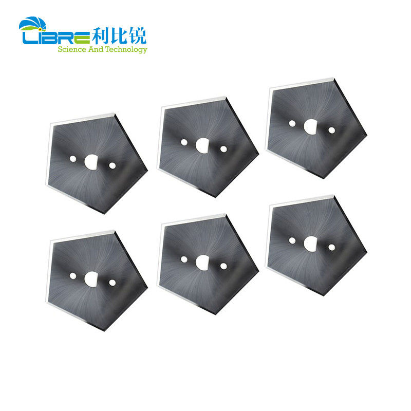 มีด Pentagonal 40.9mm HRA89 ใบเลื่อยอุตสาหกรรมสําหรับเครื่องทําถุงซีเมนต์
